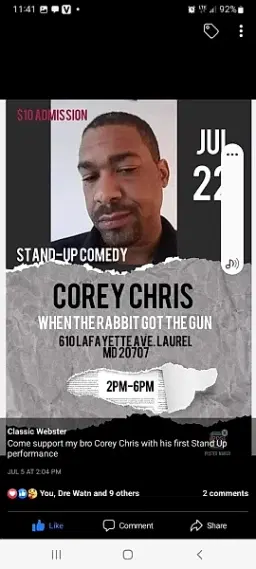 Corey Chris  - comedian