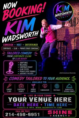 Kim Wadsworth - comedian