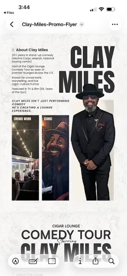 Clay Miles - comedian